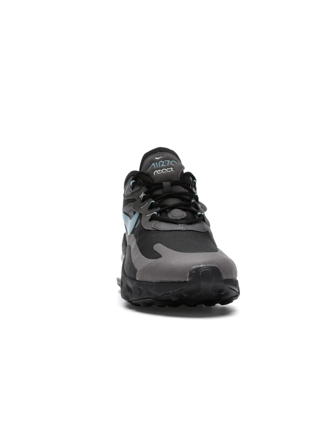 Мужские кроссовки с амортизацией Nike Air Max 270 React — изображение 2 из 4, черный/серый