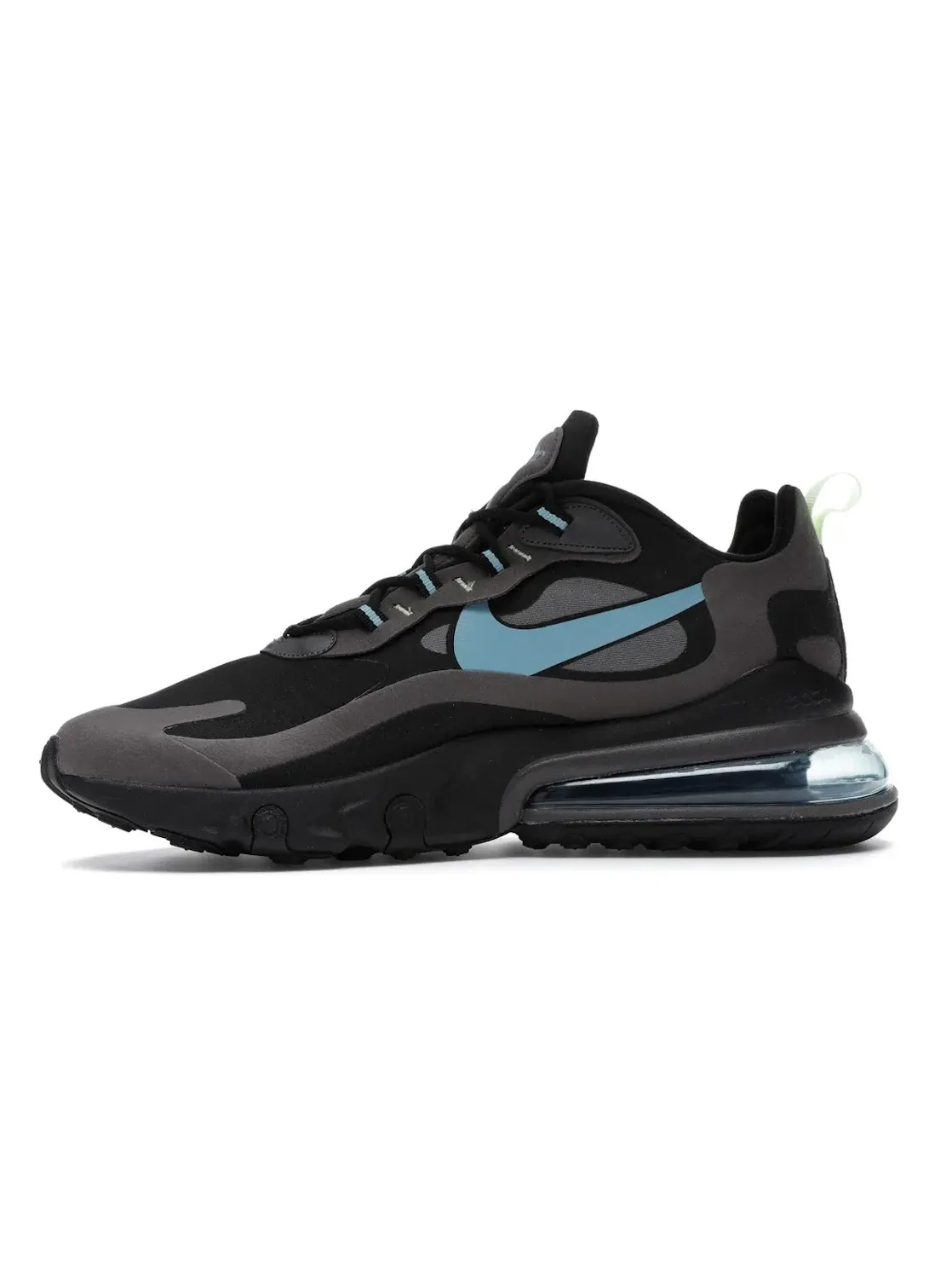 Мужские кроссовки с амортизацией Nike Air Max 270 React — изображение 3 из 4, черный/серый