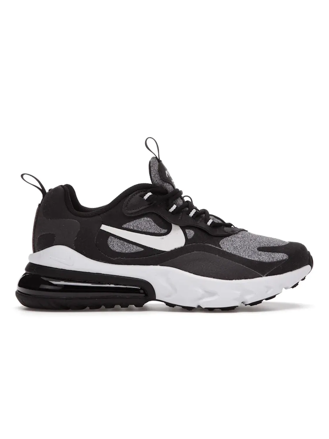 Детские кроссовки Lifestyle Nike Air Max 270 React — изображение 1 из 4, черный/серый-черный
