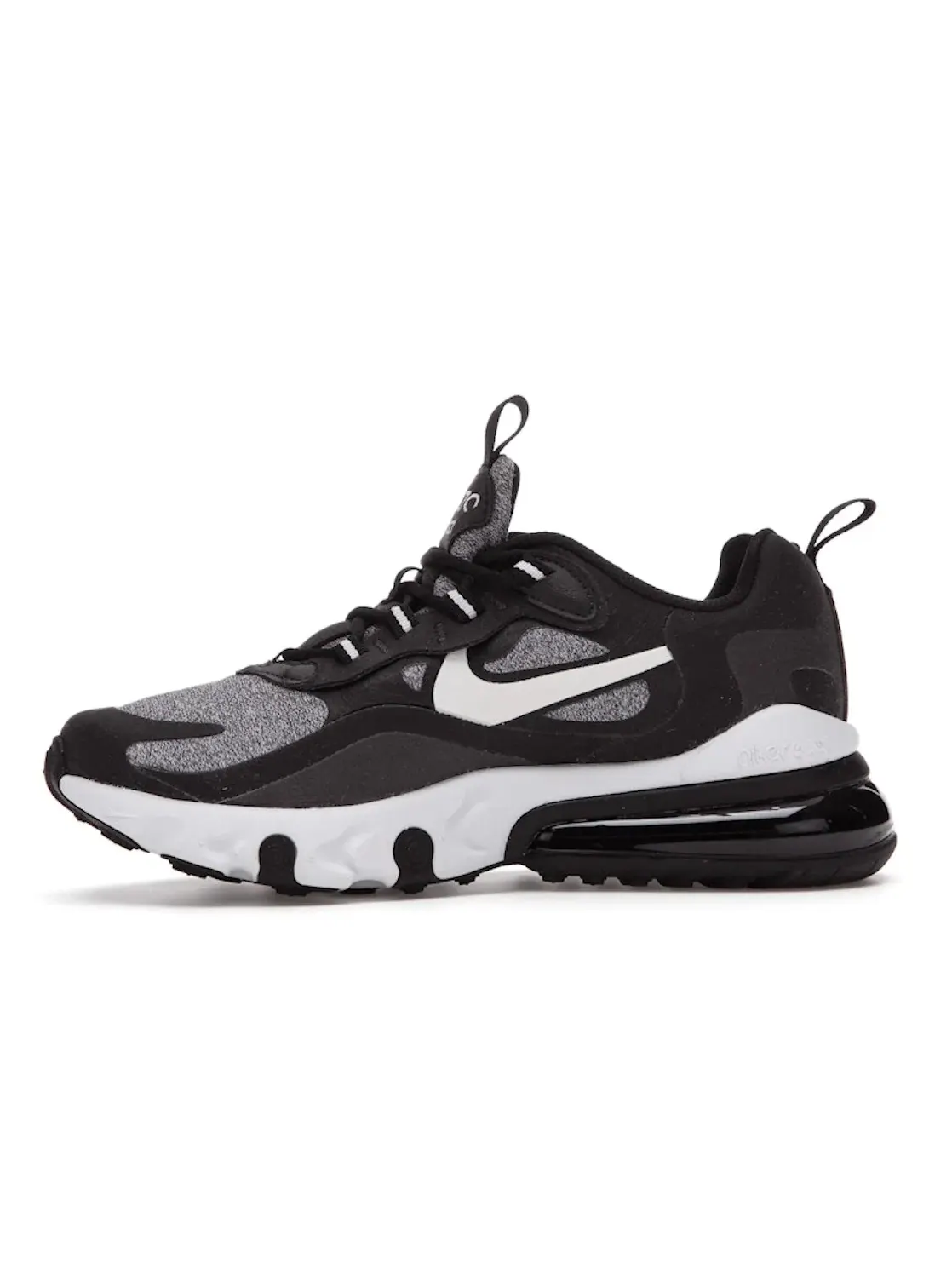 Детские кроссовки Lifestyle Nike Air Max 270 React — изображение 3 из 4, черный/серый-черный