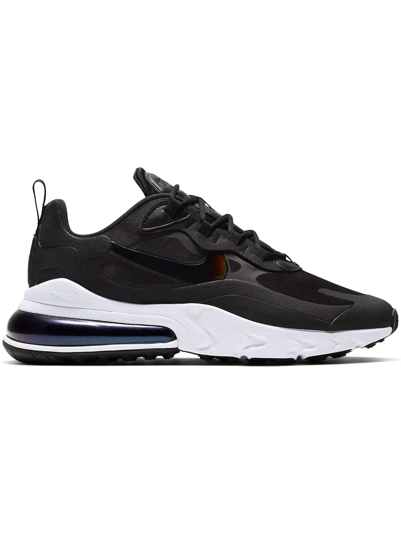 Женские кроссовки для активного отдыха Nike Air Max 270 React — изображение 1 из 1, черный/белый/черный