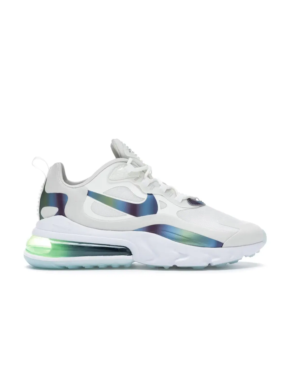 Мужские кроссовки Lifestyle с принтом Nike Air Max 270 React Nike — изображение 1 из 4, белый/мульти--платиновый