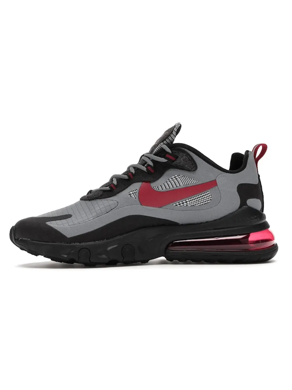Мужские кроссовки Lifestyle Nike Air Max 270 React — изображение 3 из 4, черный/серый/красный
