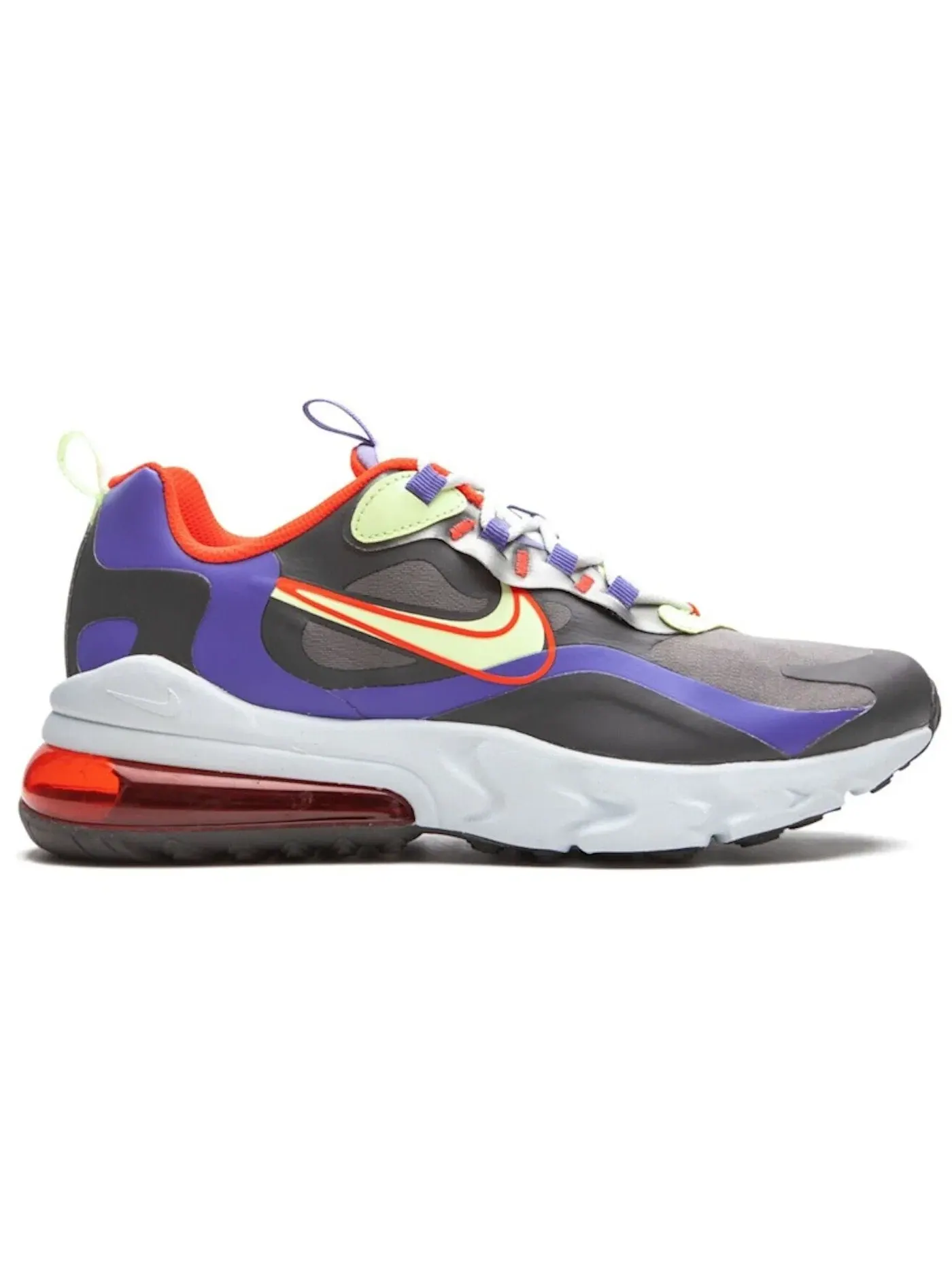 Детские кроссовки Lifestyle Nike Air Max 270 React — изображение 1 из 1, серый/-яркий