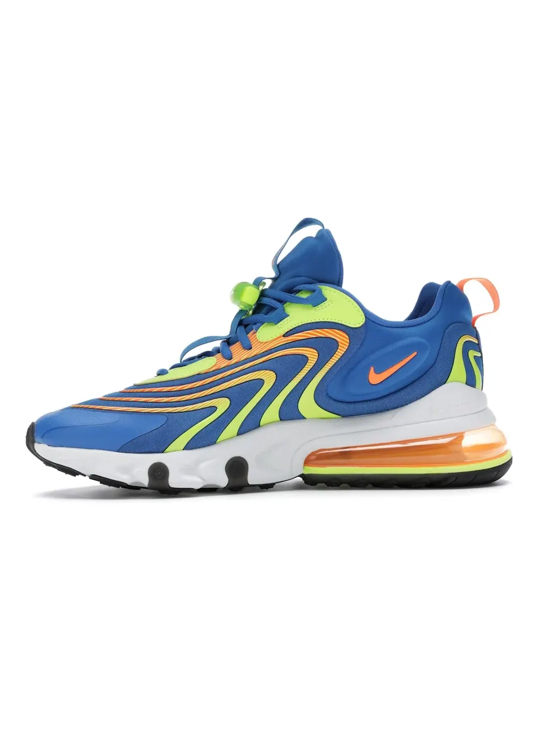 Мужские кроссовки с технологией React и Air Max Nike Air Max 270 React Eng — изображение 3 из 4, оранжевый--платиновый