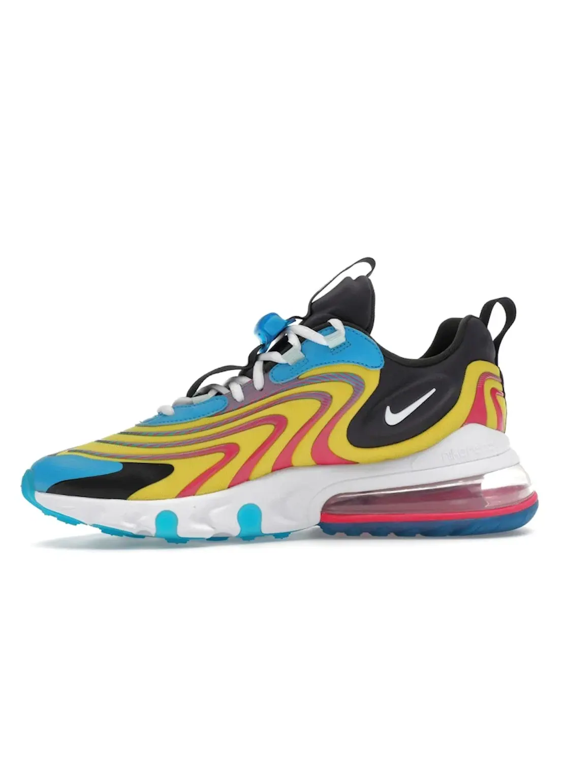 Мужские кроссовки с амортизацией Nike Air Max 270 React Eng — изображение 3 из 4, синий/белый