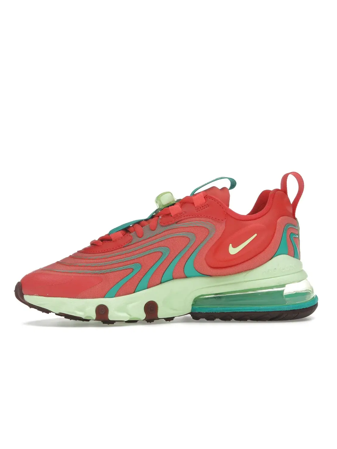 Мужские кроссовки Lifestyle Nike Air Max 270 React Eng — изображение 3 из 4, зеленый красный