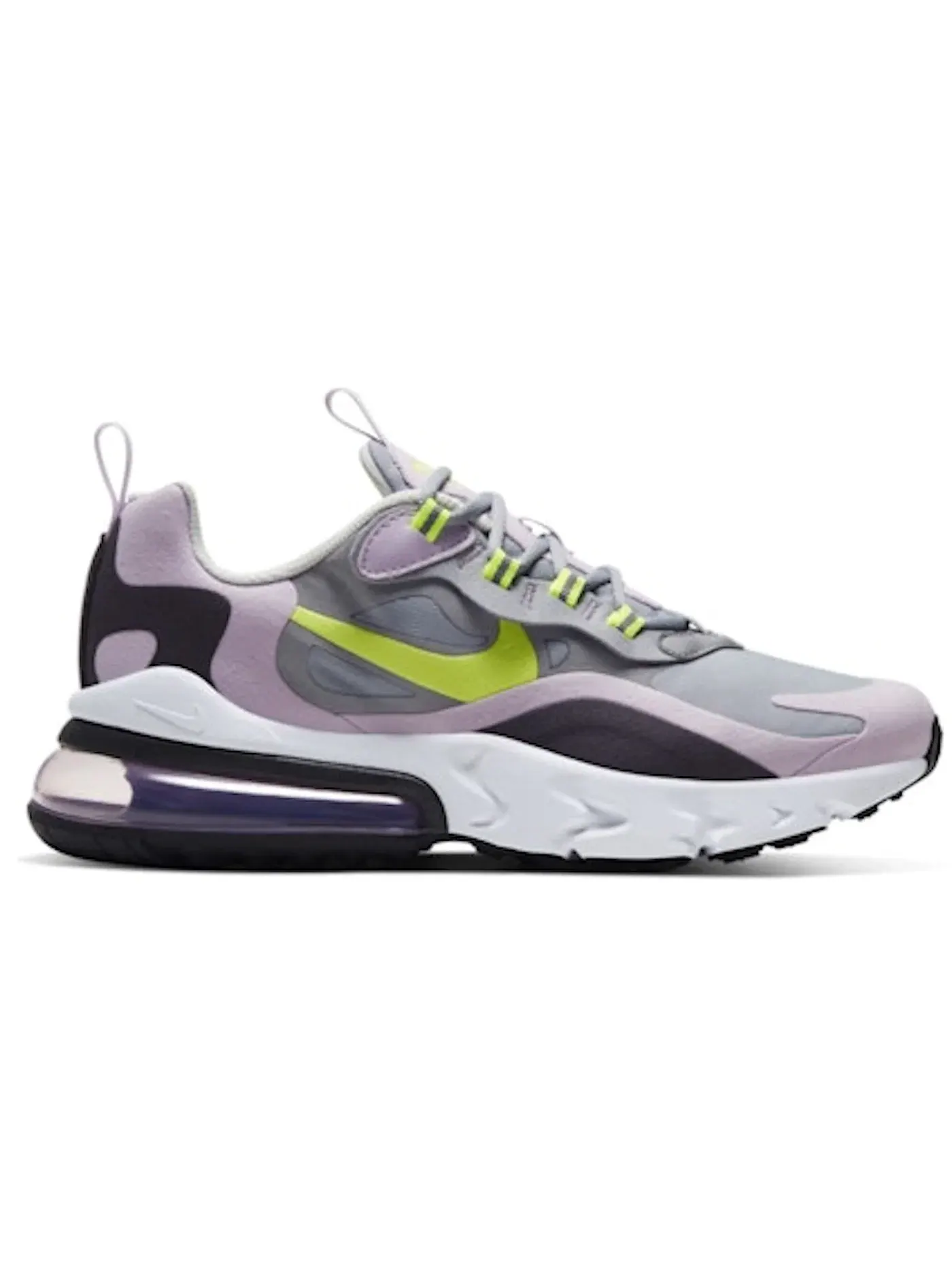 Детские кроссовки для повседневной носки Nike Air Max 270 React Nike — изображение 1 из 1, серый//черный