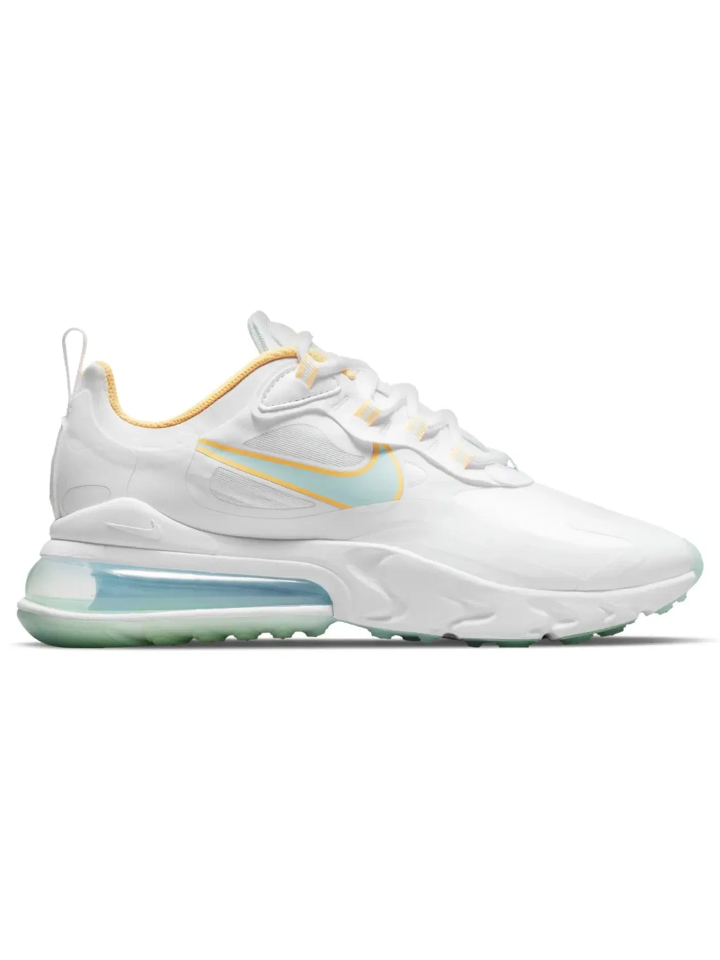 Женские кроссовки Lifestyle Nike Air Max 270 React — изображение 1 из 1, белый/светлый