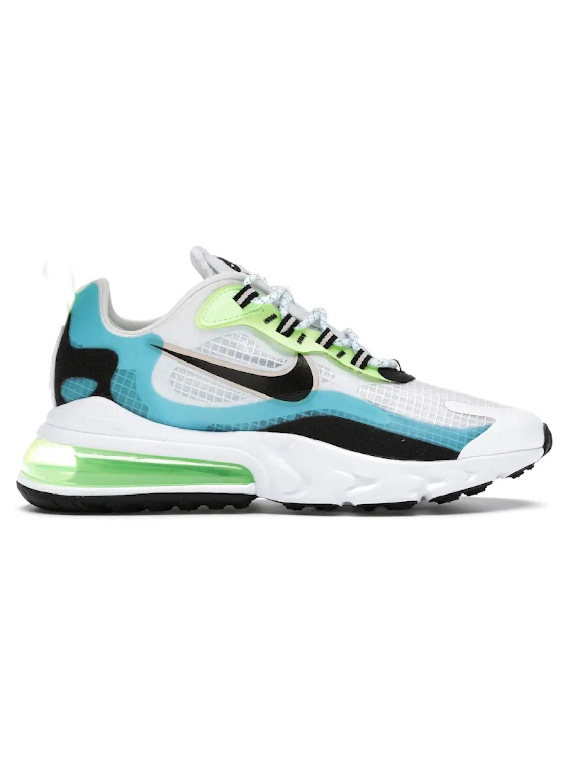 Мужские кроссовки Lifestyle Nike Air Max 270 React — изображение 1 из 4, голубой зеленый черный