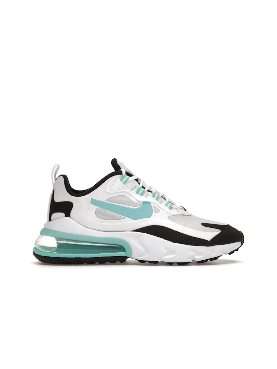 Женские кроссовки Lifestyle Nike Air Max 270 React — изображение 1 из 4, зеленый-белый-черный