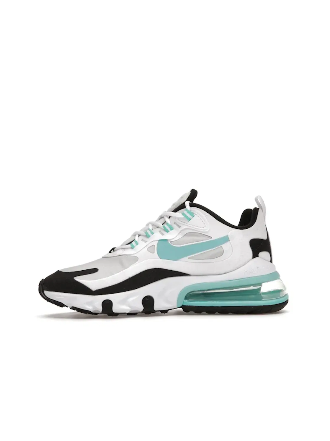 Женские кроссовки Lifestyle Nike Air Max 270 React — изображение 3 из 4, зеленый-белый-черный