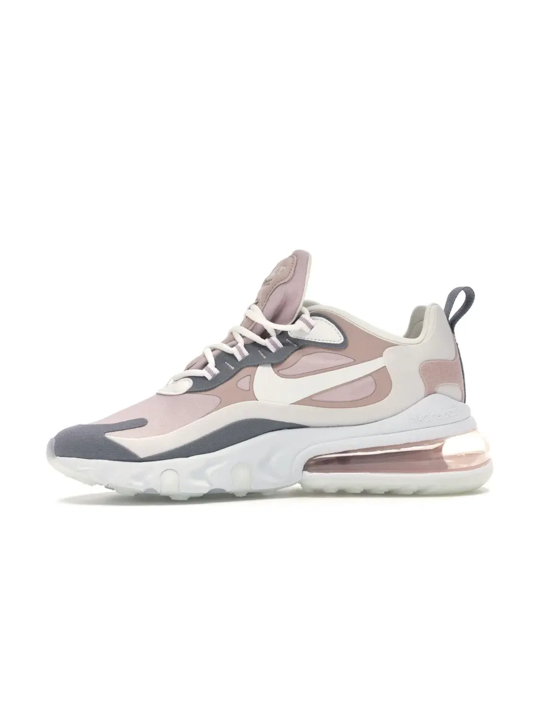 Женские кроссовки повседневные Nike Air Max 270 React — изображение 3 из 4, белый