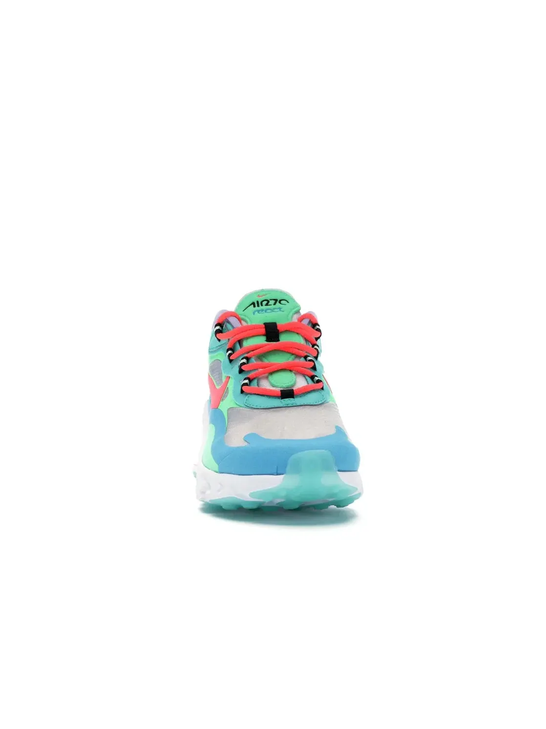 Женские кроссовки Lifestyle с технологией React Nike Air Max 270 React — изображение 2 из 4, зеленый/синий