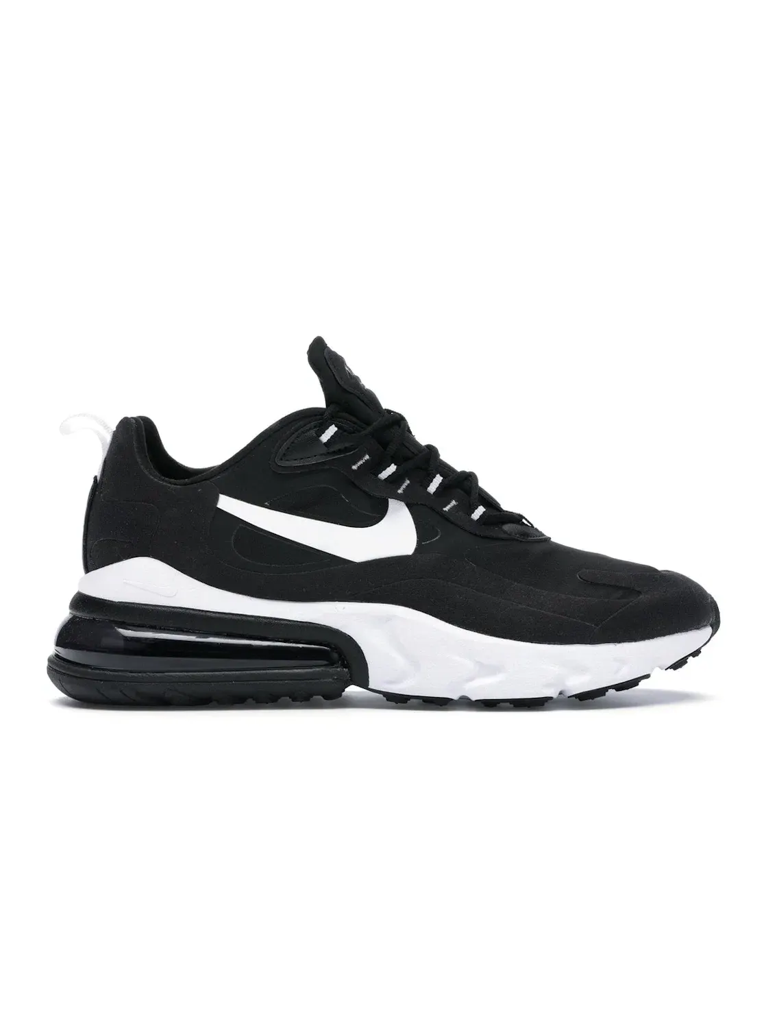 Мужские кроссовки для повседневной носки Nike Air Max 270 React — изображение 1 из 4, черный/черный/белый