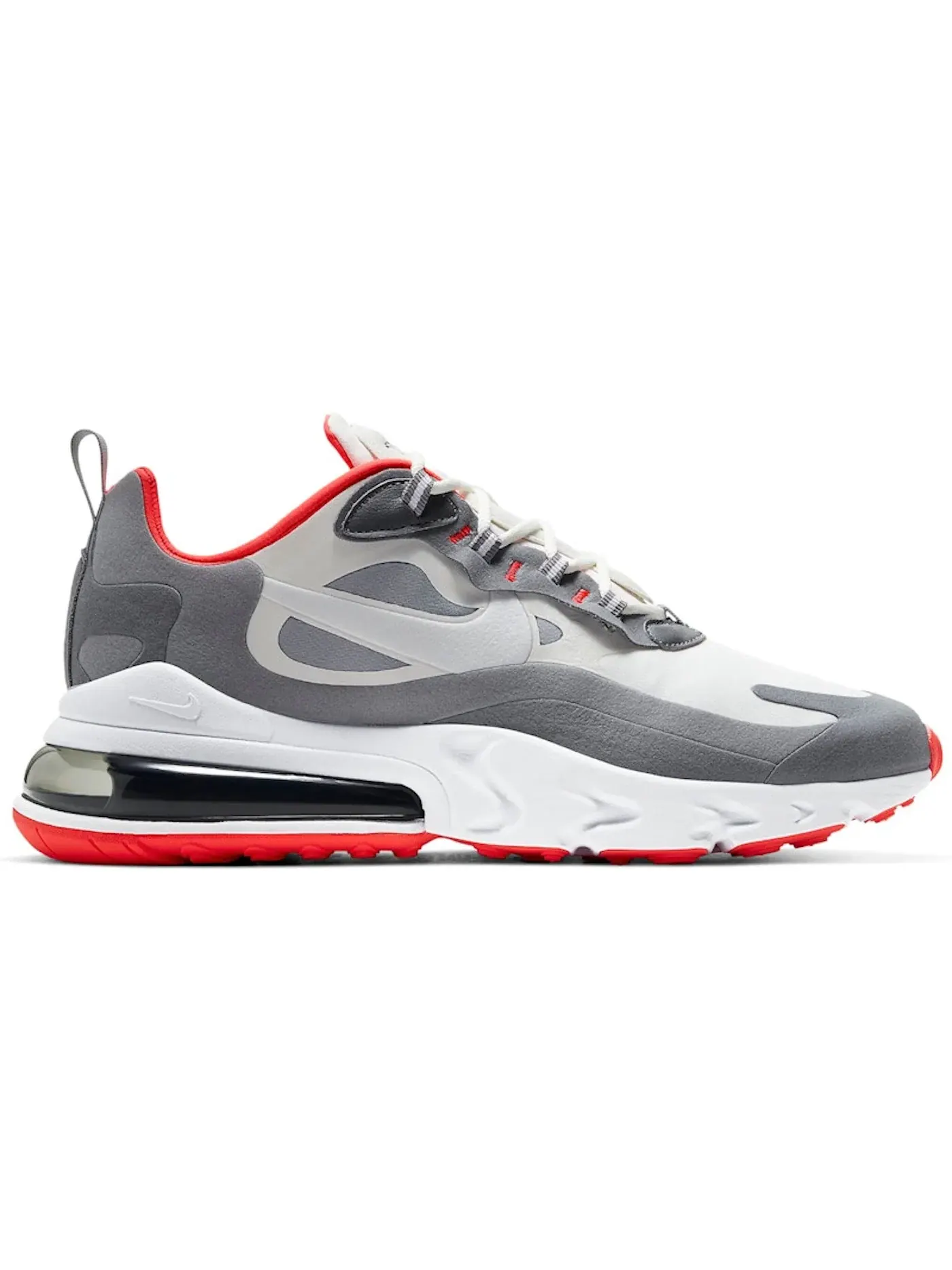 Мужские кроссовки Lifestyle Nike Air Max 270 React — изображение 1 из 1, белый/серый-серый-белый