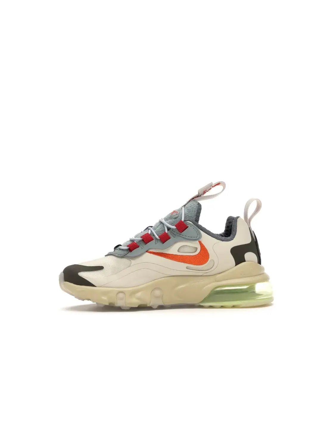 Детские кроссовки Lifestyle с принтом Nike Air Max 270 React — изображение 3 из 4, светлый кремовый/-темный