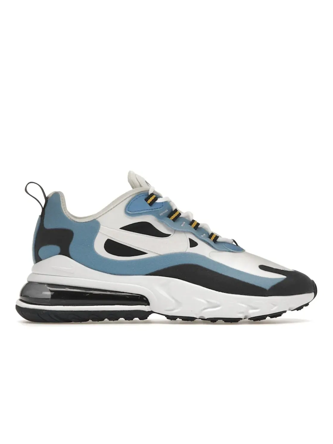 Мужские кроссовки с гибридной амортизацией Nike Air Max 270 React — изображение 1 из 4, белый/-синий