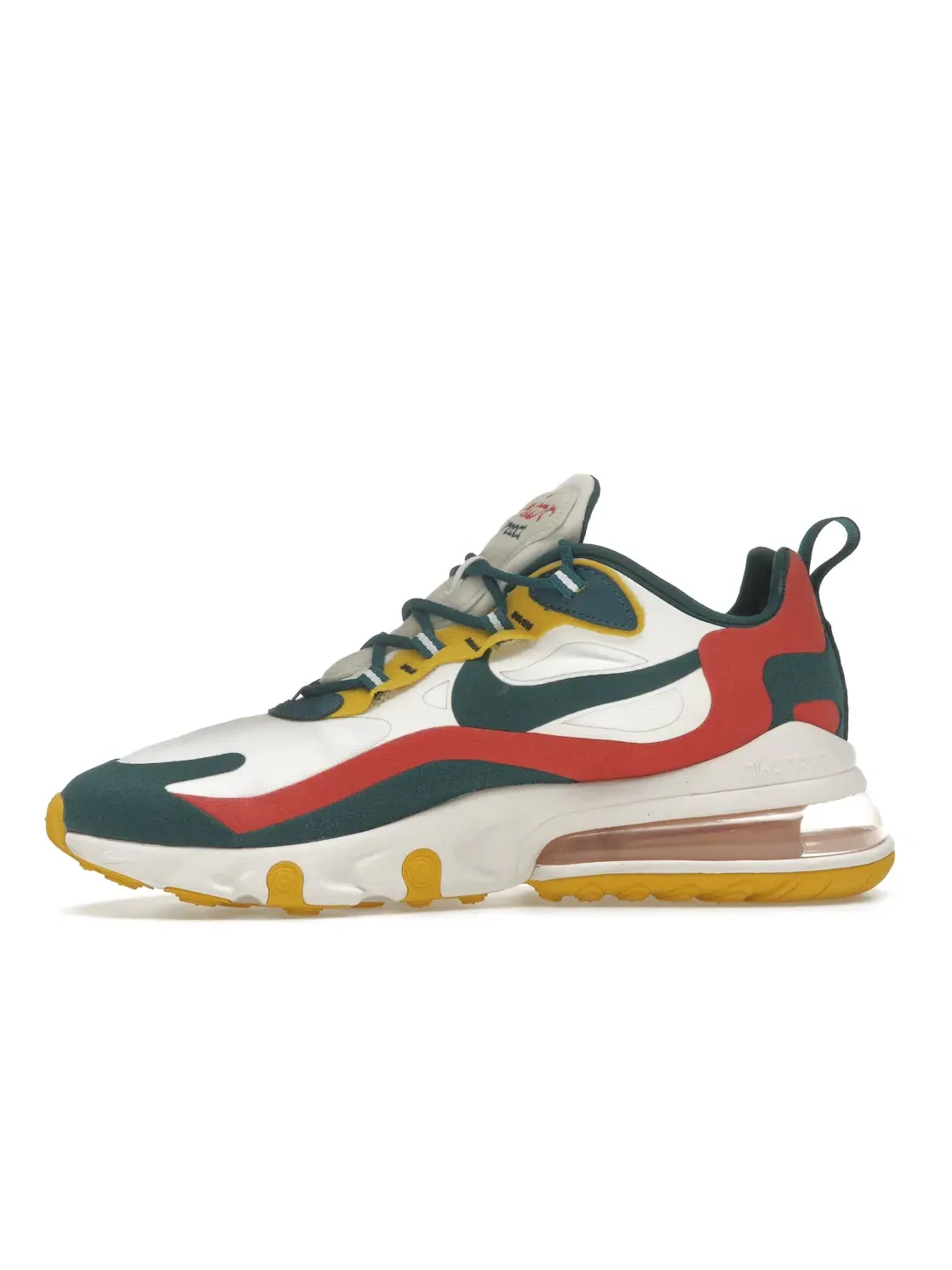 Мужские кроссовки Lifestyle Nike Air Max 270 React — изображение 3 из 4, белый/-желтый