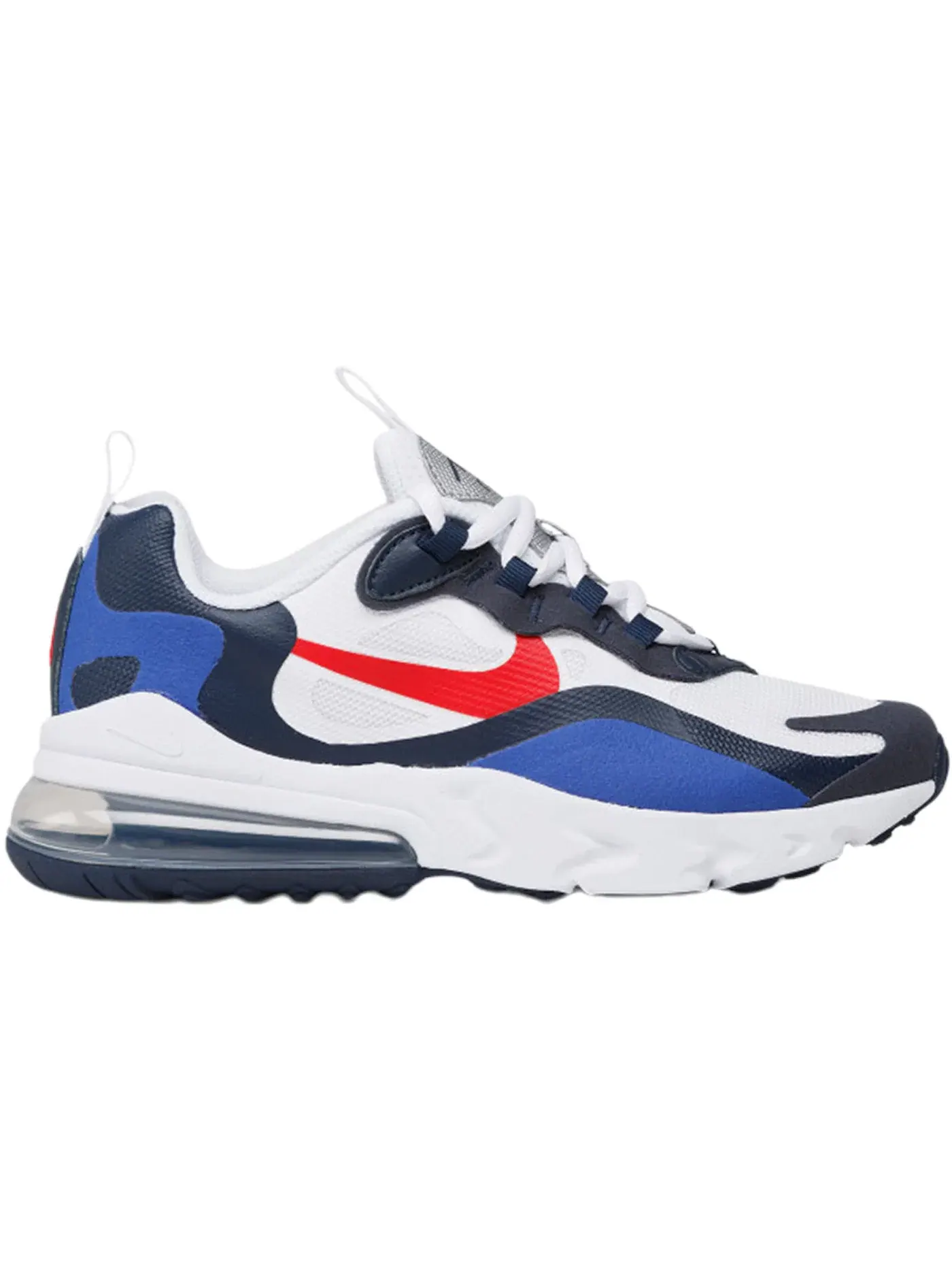 Детские кроссовки Lifestyle Nike Air Max 270 React — изображение 1 из 1, белый красный