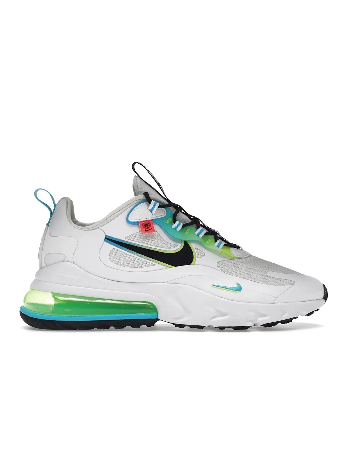 Мужские кроссовки Lifestyle Nike Air Max 270 React — изображение 1 из 4, белый/черный-синий
