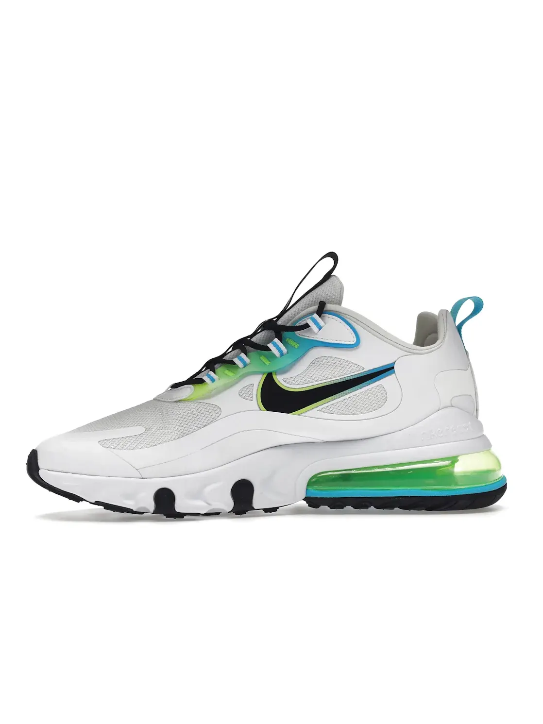 Мужские кроссовки Lifestyle Nike Air Max 270 React — изображение 3 из 4, белый/черный-синий