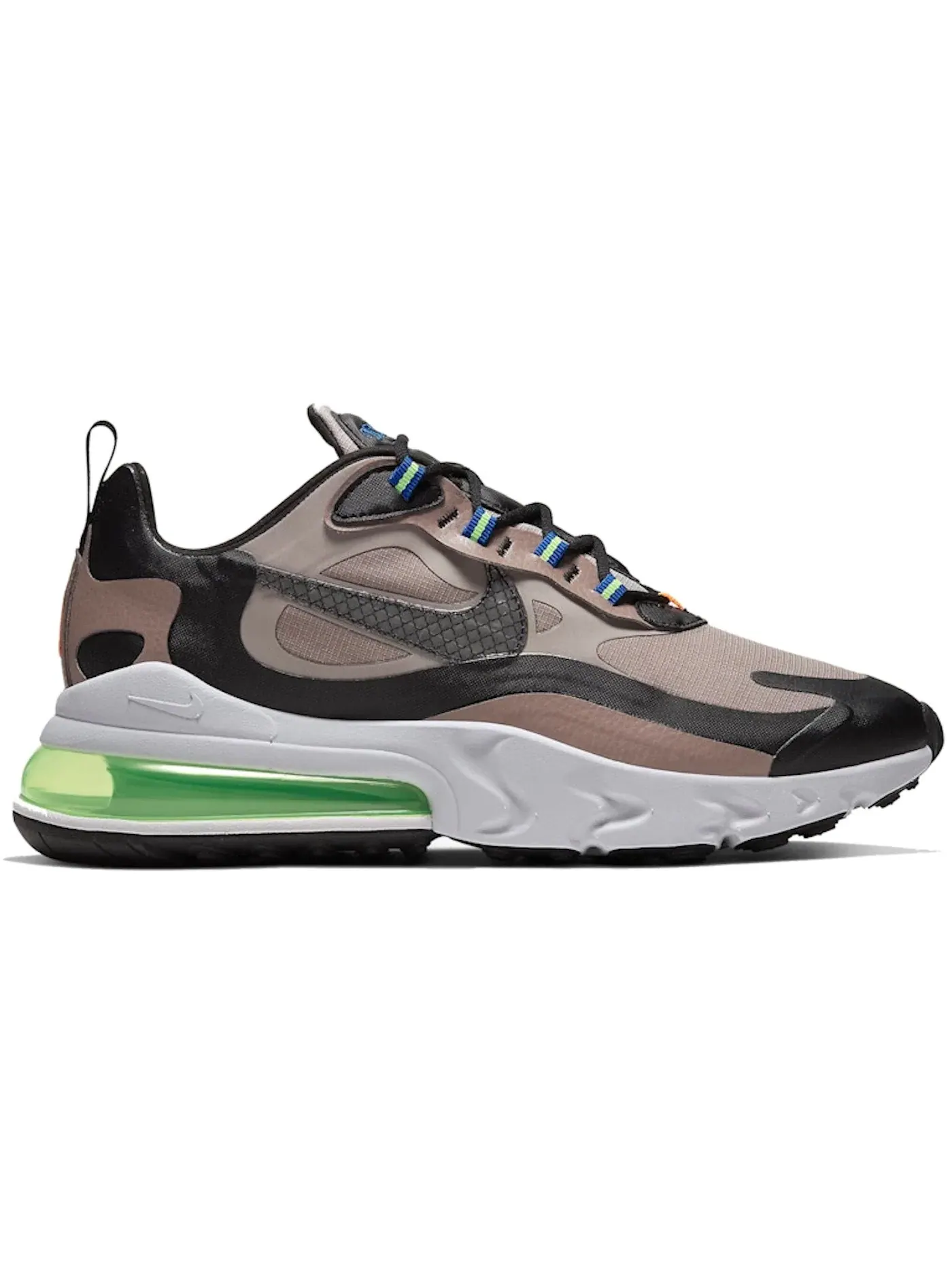 Мужские кроссовки Lifestyle Nike Air Max 270 React Winter — изображение 1 из 1, хаки/коричневый--зеленый