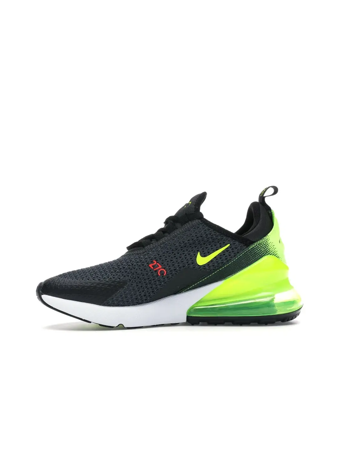 Детские кроссовки Lifestyle Nike Air Max 270 — изображение 3 из 4, черный-яркий