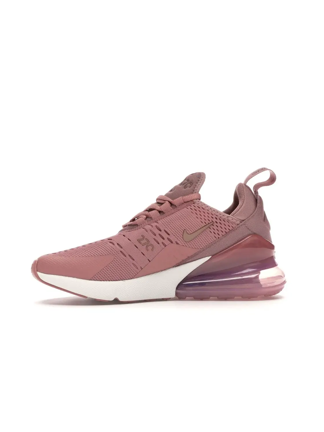 Женские кроссовки для активного отдыха Nike Air Max 270 — изображение 3 из 4, розовый/металлик красный