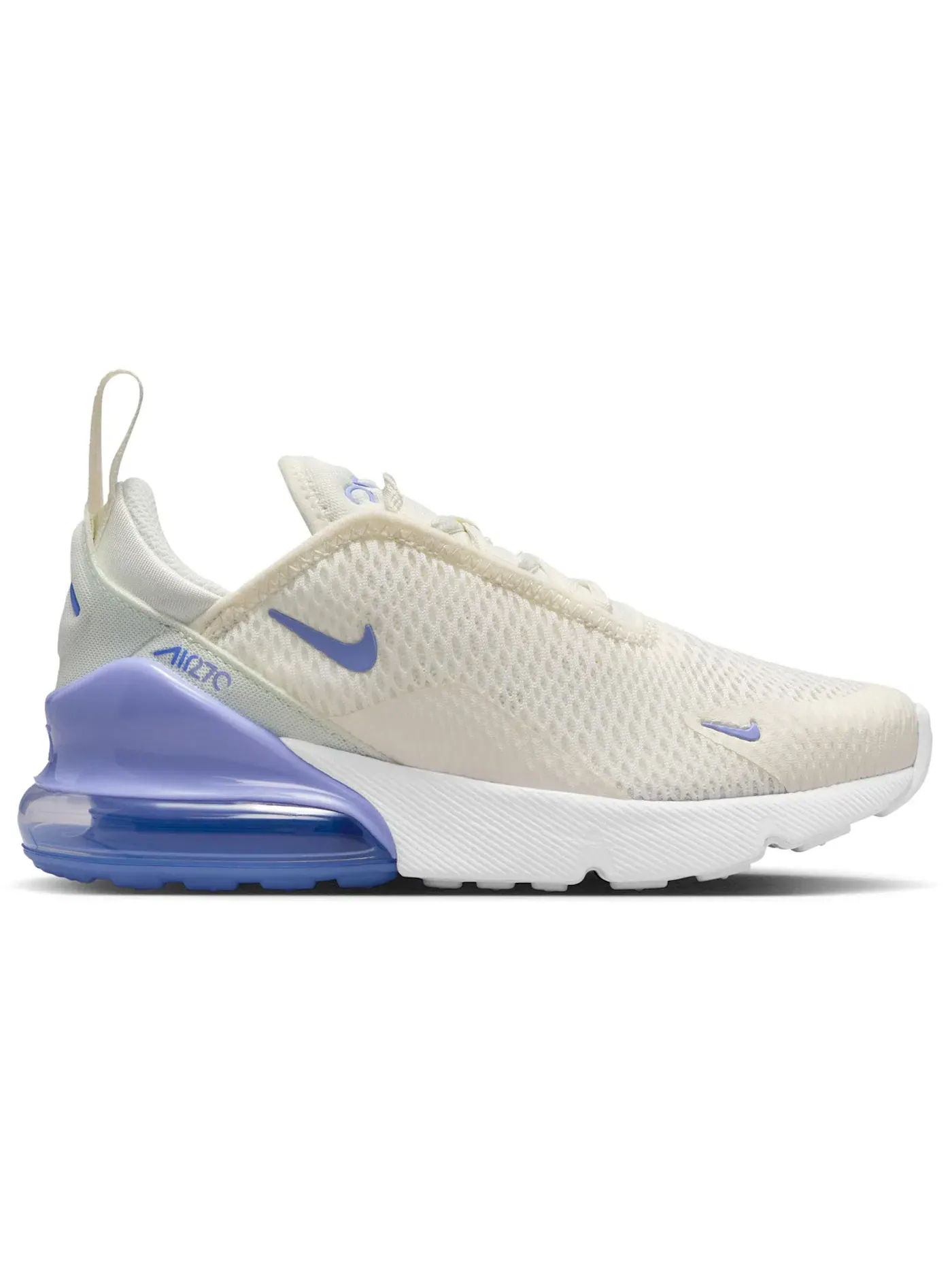 Детские кроссовки Lifestyle Nike Air Max 270, Sail/Sapphire/Light Thistle — изображение 1 из 1