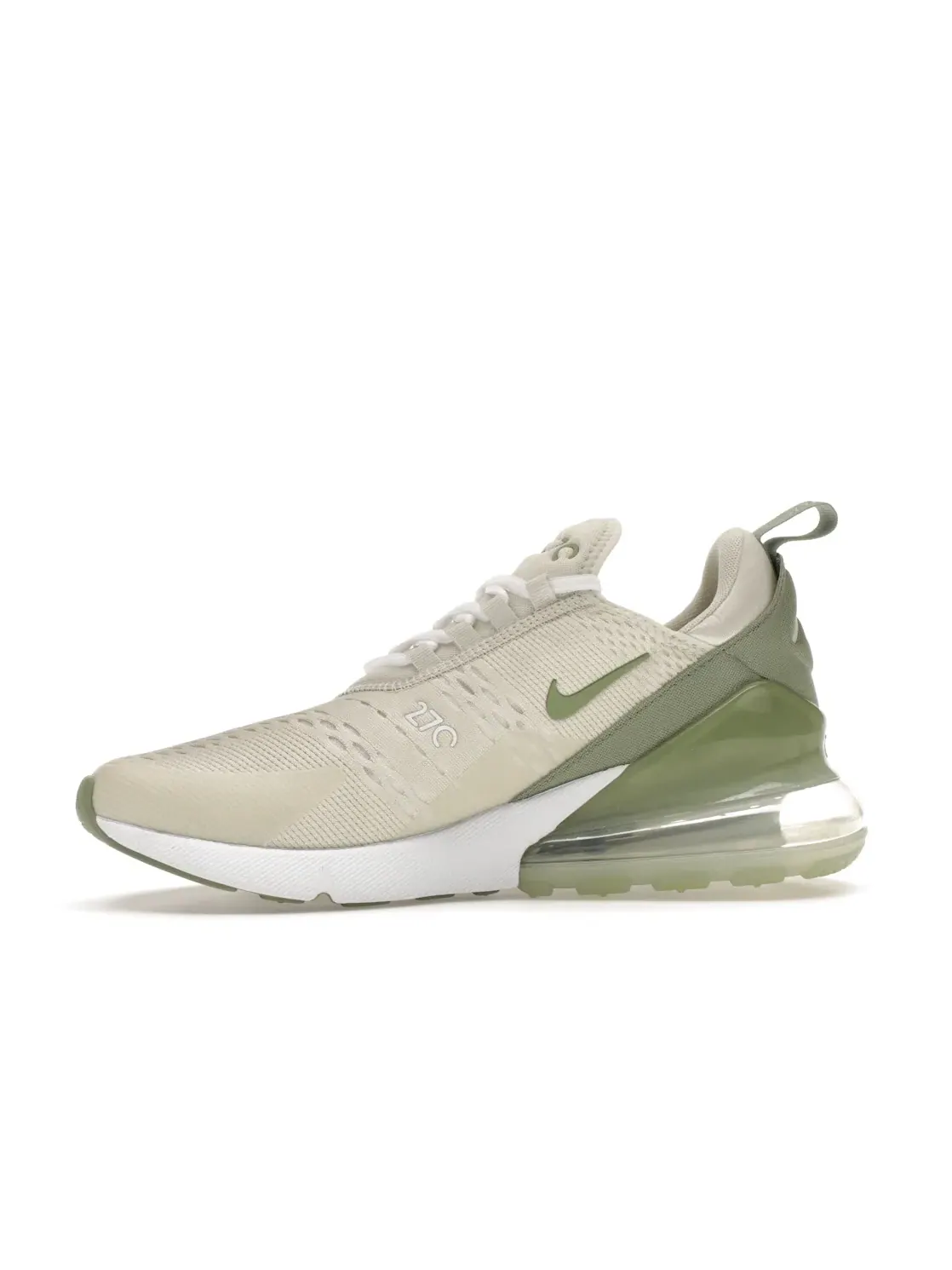 Женские кроссовки Lifestyle Nike Air Max 270 — изображение 3 из 4, белый/зеленый