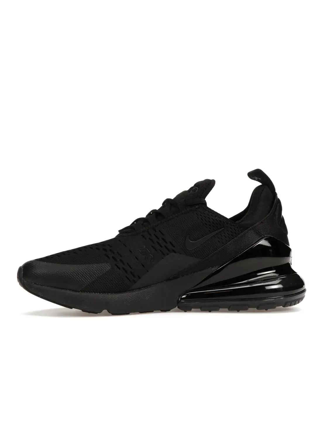 Мужские кроссовки с сетчатым верхом Nike Air Max 270 — изображение 3 из 4, черный/черный-черный