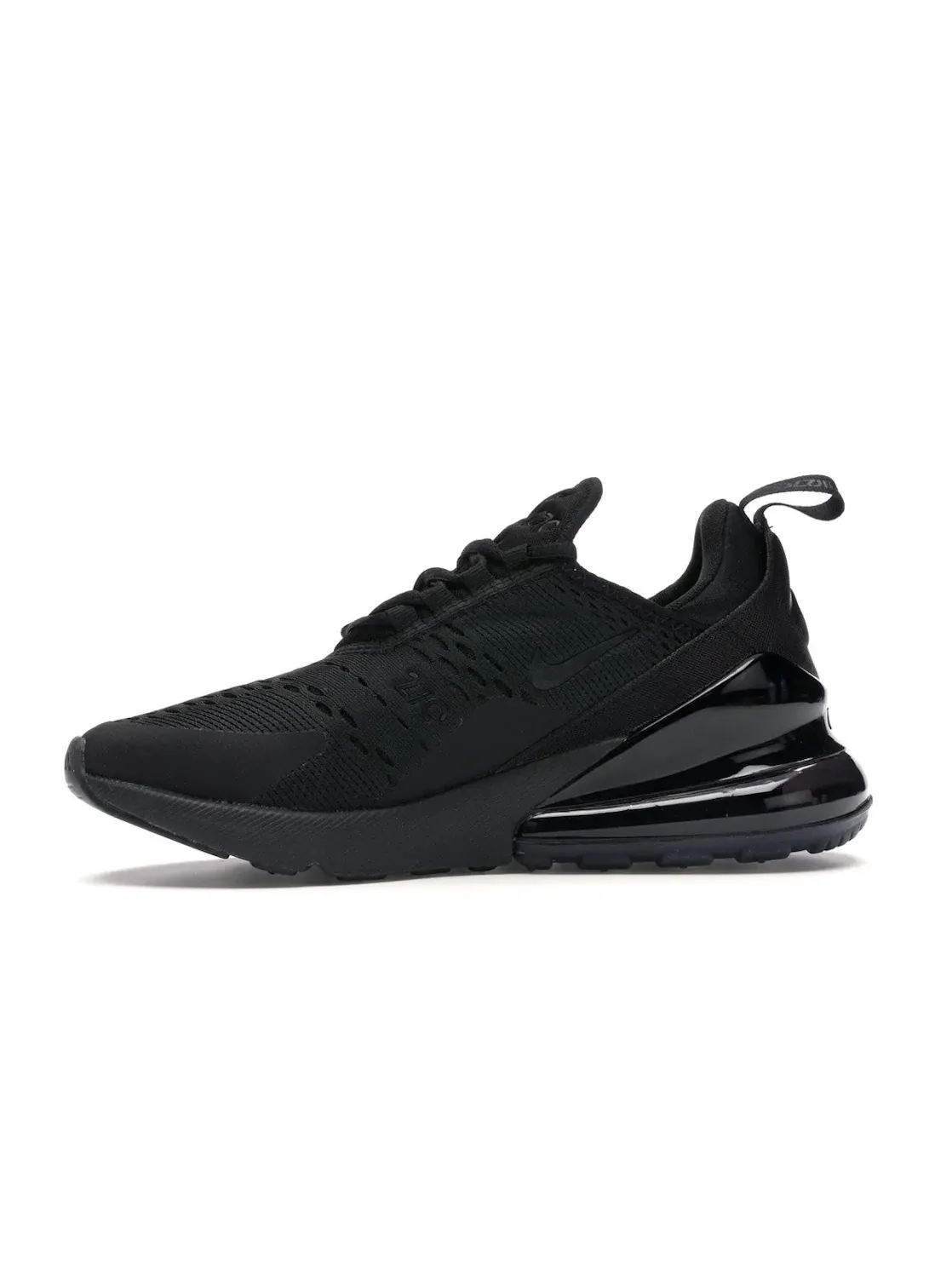 Женские кроссовки с сетчатым верхом Nike Air Max 270 — изображение 3 из 4, черный/черный-черный