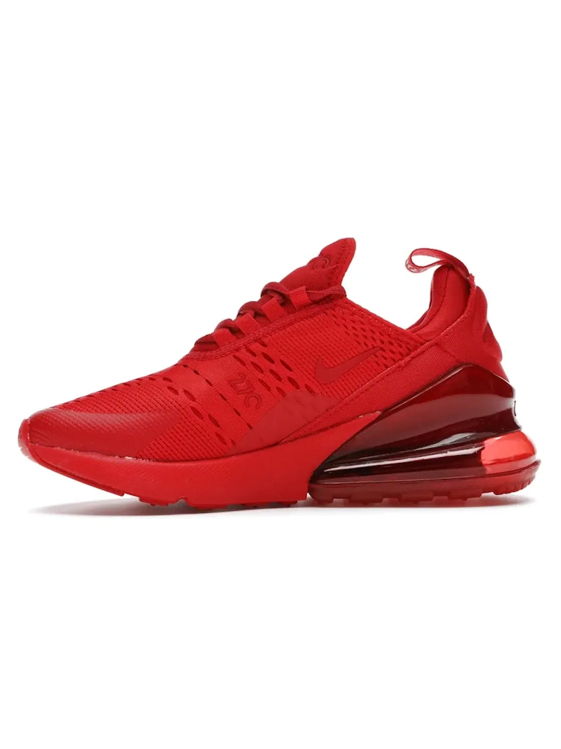 Детские кроссовки Lifestyle с длинным рукавом Nike Air Max 270 — изображение 3 из 4, красный/красный/черный