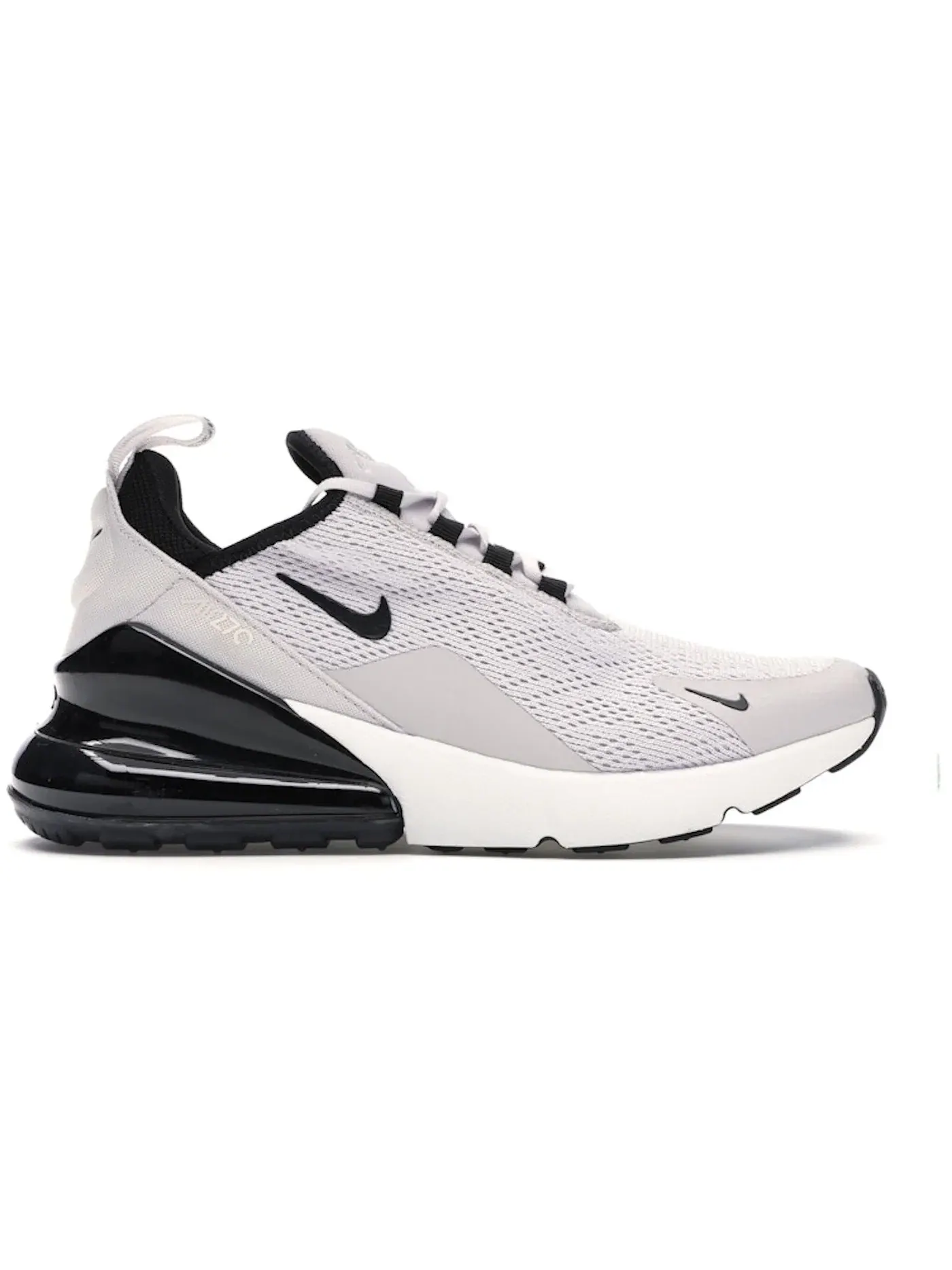 Женские кроссовки с амортизацией Nike Air Max 270 — изображение 1 из 1, серый/черный-черный