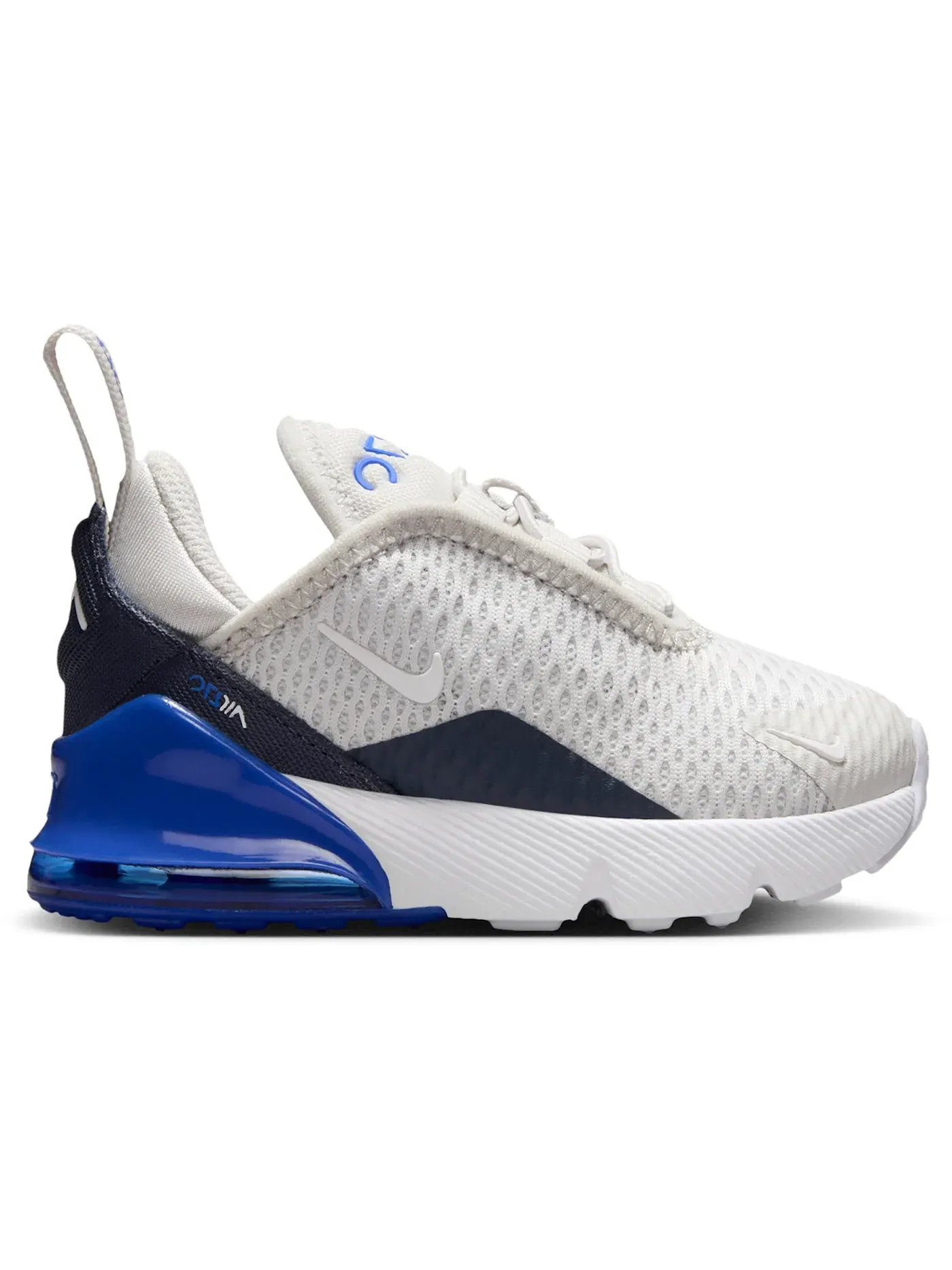 Детские кроссовки Lifestyle Nike Air Max 270 — изображение 1 из 1, серый синий белый