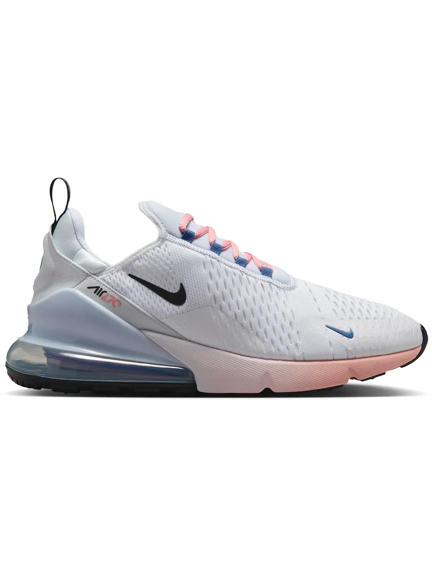 Мужские кроссовки с амортизацией Nike Air Max 270 — изображение 1 из 1, белый/розовый/синий
