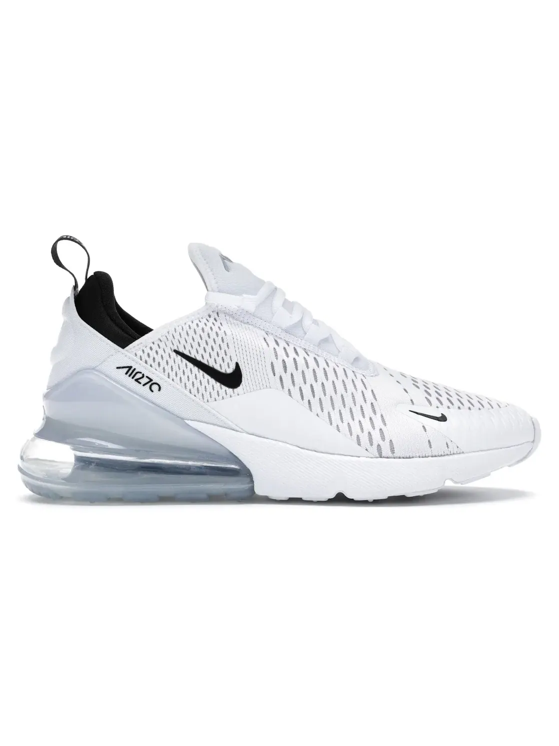 Мужские кроссовки с амортизацией Nike Air Max 270 — изображение 1 из 4, белый/черный-белый