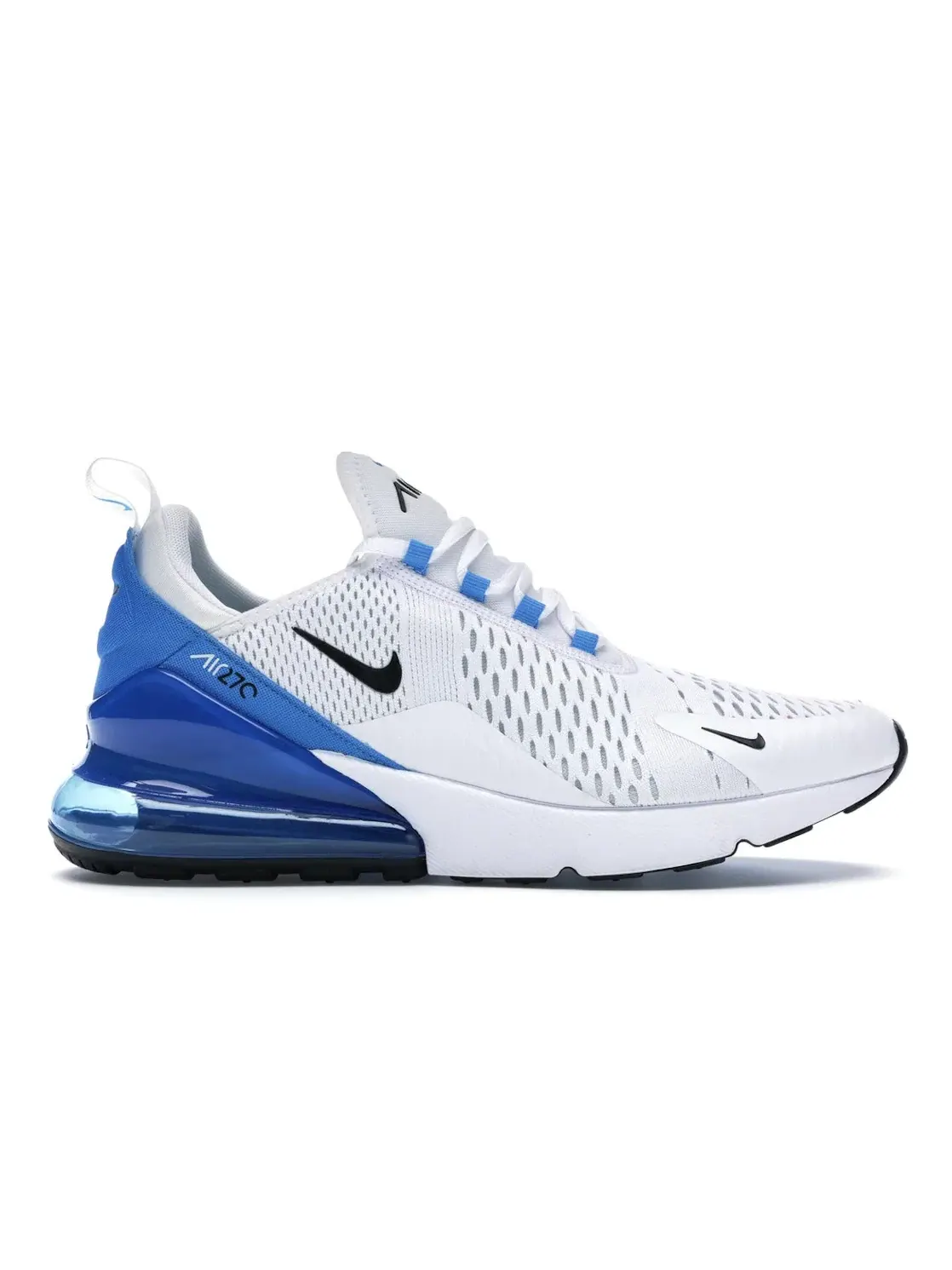 Мужские кроссовки с амортизацией Nike Air Max 270 — изображение 1 из 4, белый/черный-синий