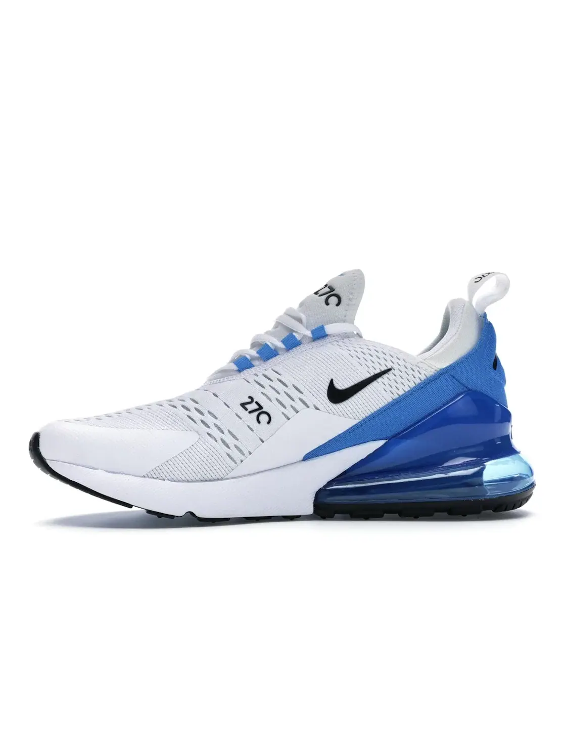Мужские кроссовки с амортизацией Nike Air Max 270 — изображение 3 из 4, белый/черный-синий