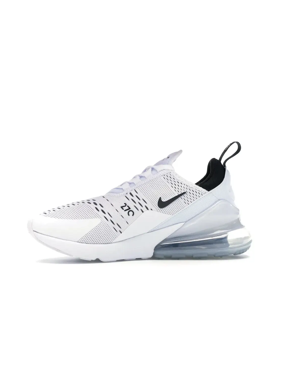 Женские кроссовки Lifestyle с амортизацией Nike Air Max 270 — изображение 3 из 4, белый/черный-белый