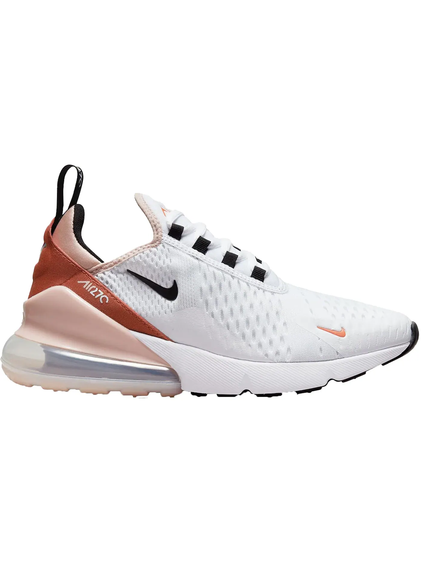 Женские кроссовки с амортизацией Nike Air Max 270 — изображение 1 из 1, белый/черный/розовый