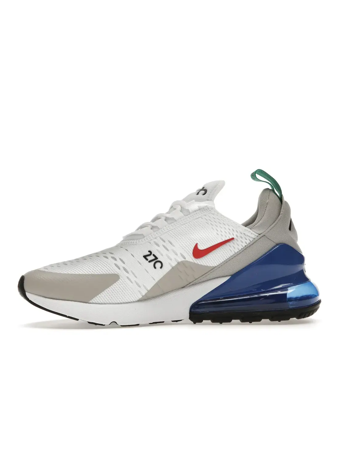 Мужские кроссовки lifestyle с большим блоком Air Nike Air Max 270 — изображение 3 из 4, белый///красный