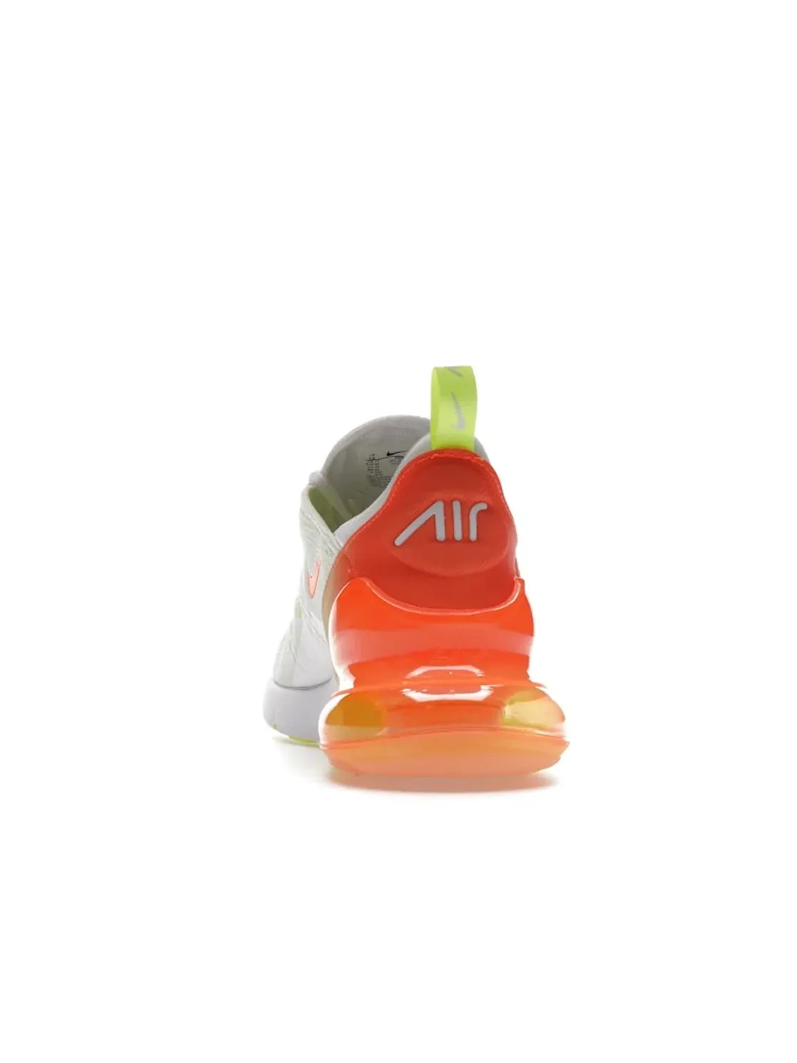Мужские кроссовки Lifestyle с амортизацией Nike Air Max 270 — изображение 4 из 4, белый/-оранжевый