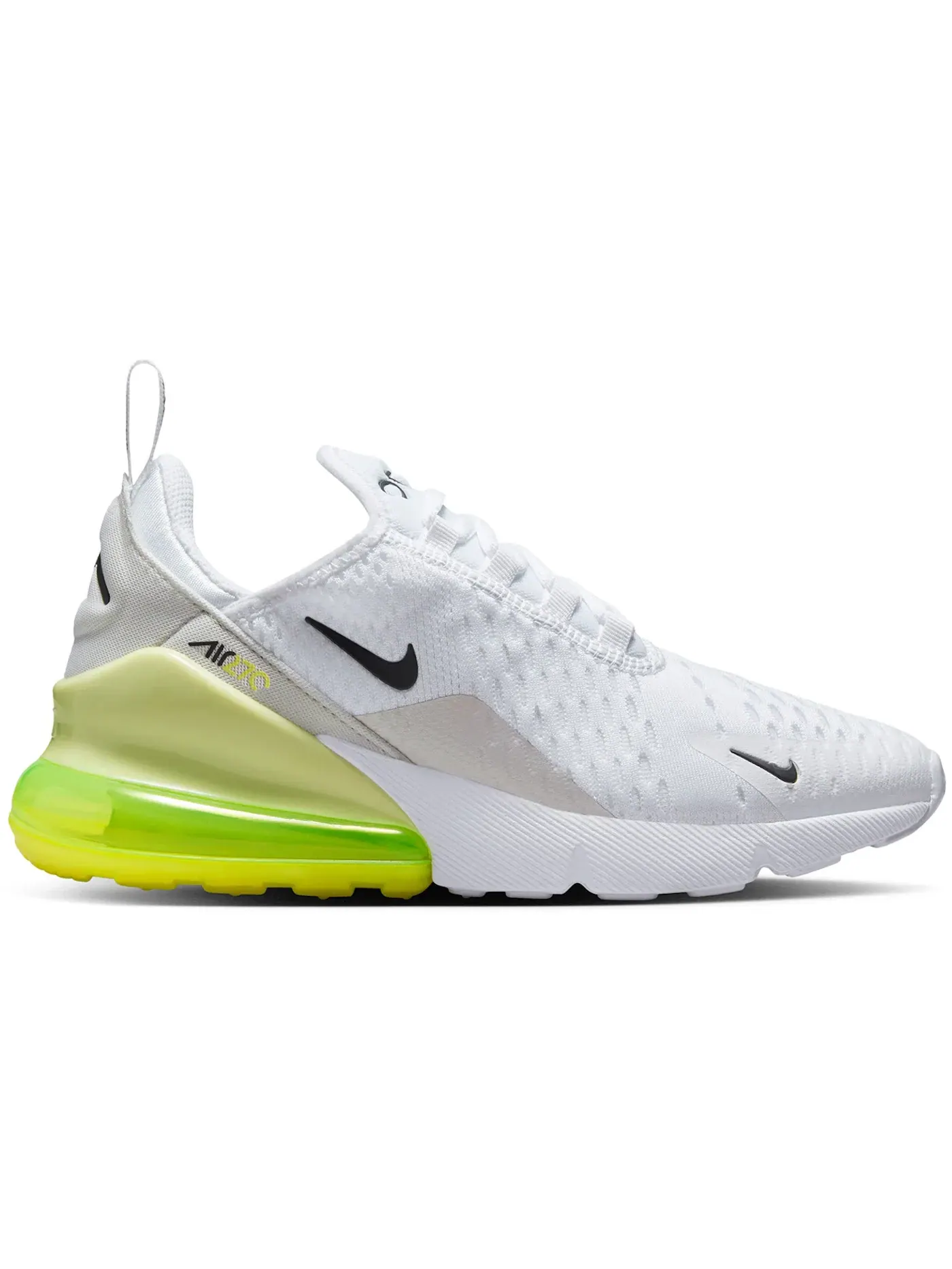 Детские кроссовки Lifestyle с амортизацией Nike Air Max 270 — изображение 1 из 1, белый//серый