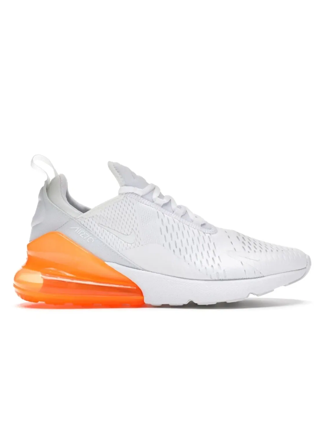 Мужские кроссовки Lifestyle Nike Air Max 270 — изображение 1 из 4, белый/белый-оранжевый