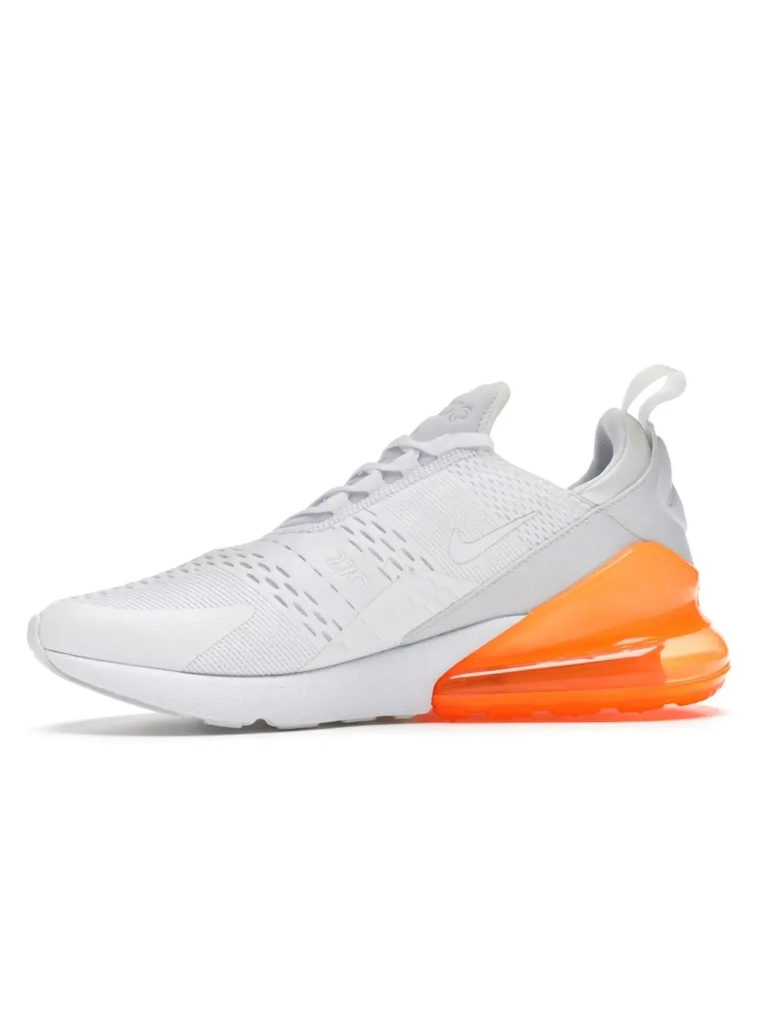 Мужские кроссовки Lifestyle Nike Air Max 270 — изображение 3 из 4, белый/белый-оранжевый