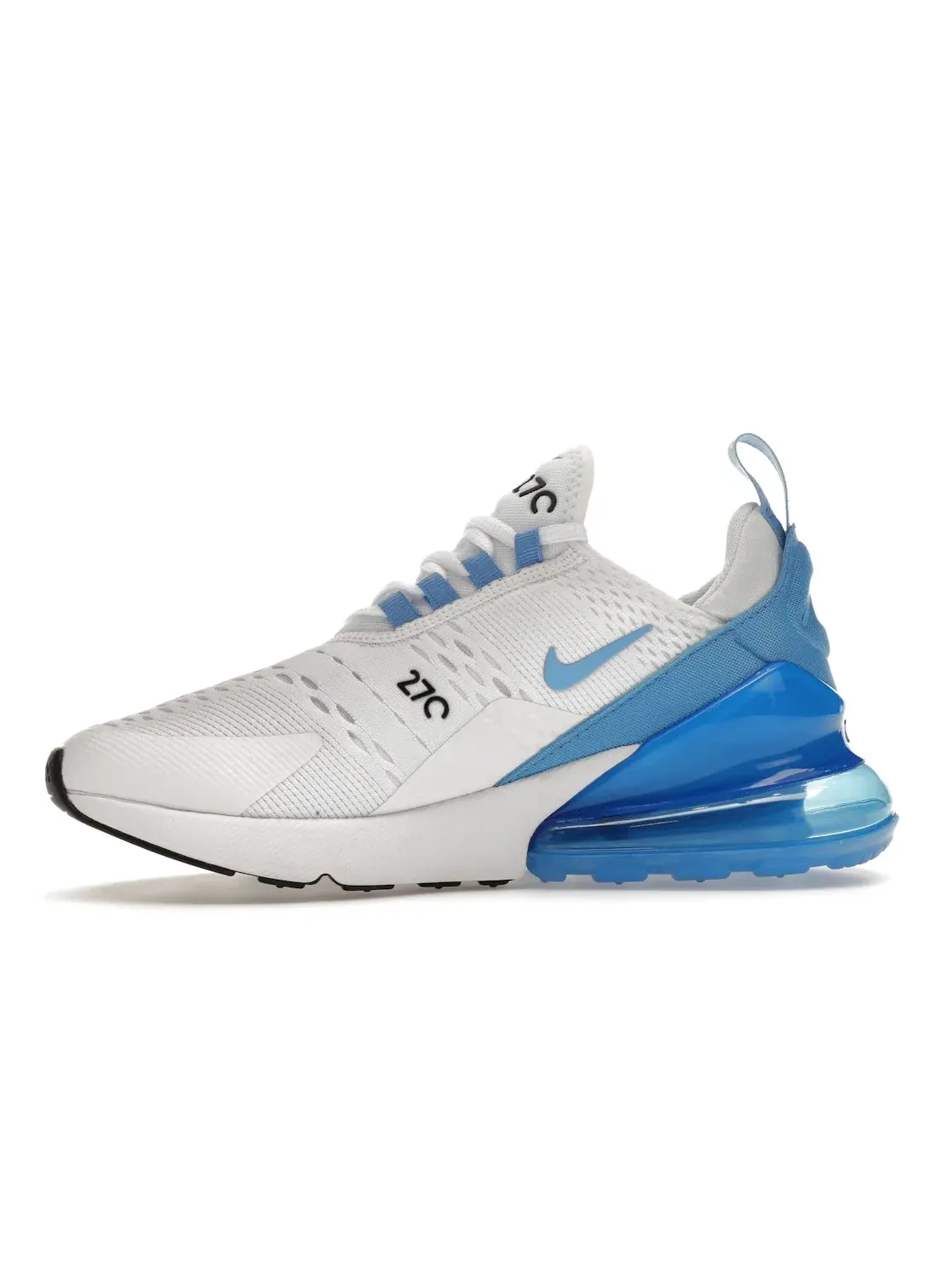 Женские кроссовки для повседневной носки Nike Air Max 270 — изображение 3 из 4, белый/черный/синий