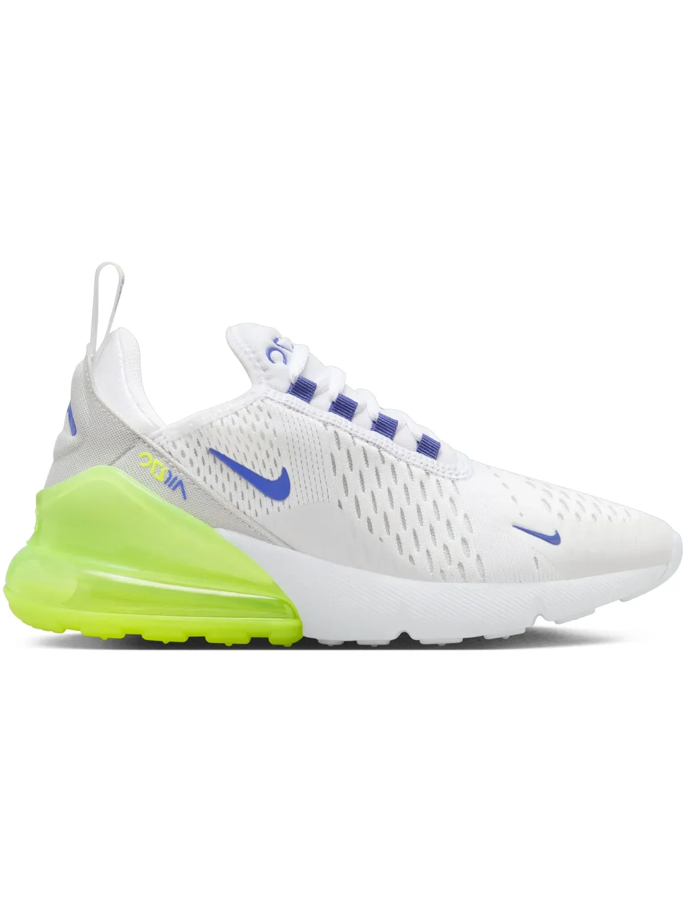 Детские кроссовки Lifestyle с принтом Nike Air Max 270 Nike — изображение 1 из 1, белый///синий