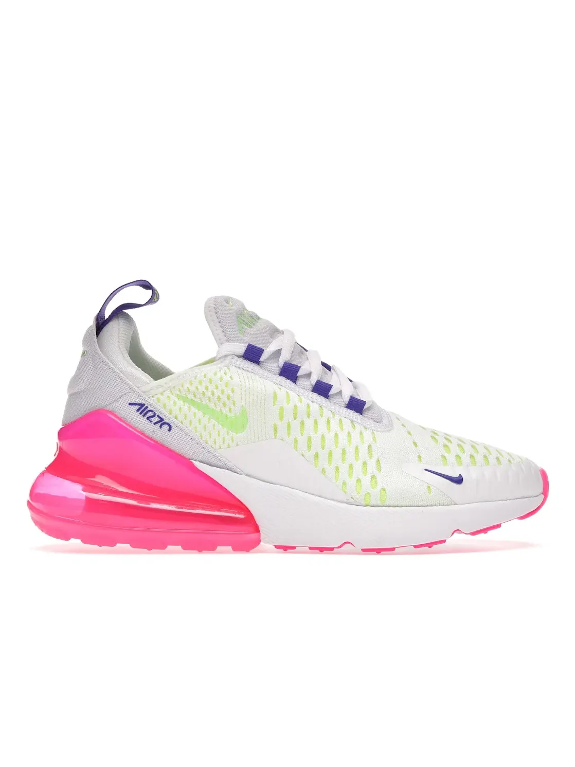 Женские кроссовки Lifestyle Nike Air Max 270 — изображение 1 из 4, белый/-розовый-индиго